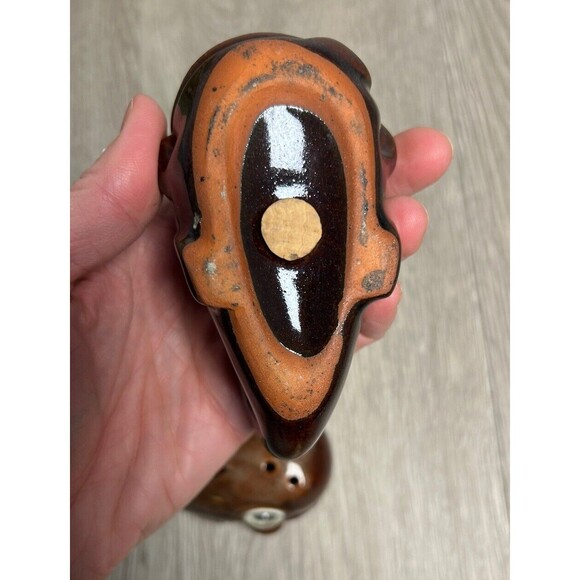 VTG Ceramic Whale Salt & Pepper Shakers Googly Eyes Stoppers Anthropomorphic - Picture 8 of 10